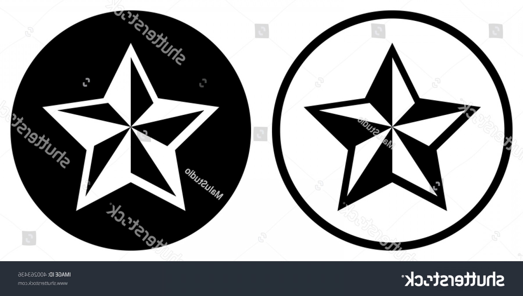 1800x1020 Nautical Star Icon Set Circle Vector Createmepink