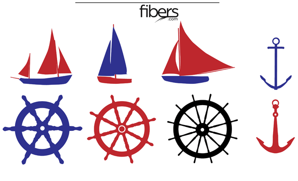 600x365 Free Nautical Vector Pack Trey's Shower Nautical Artwork