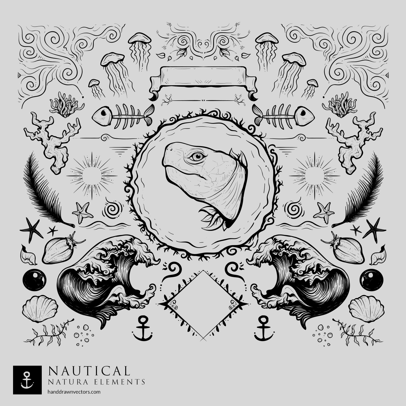 1400x1400 Nautical Vectors