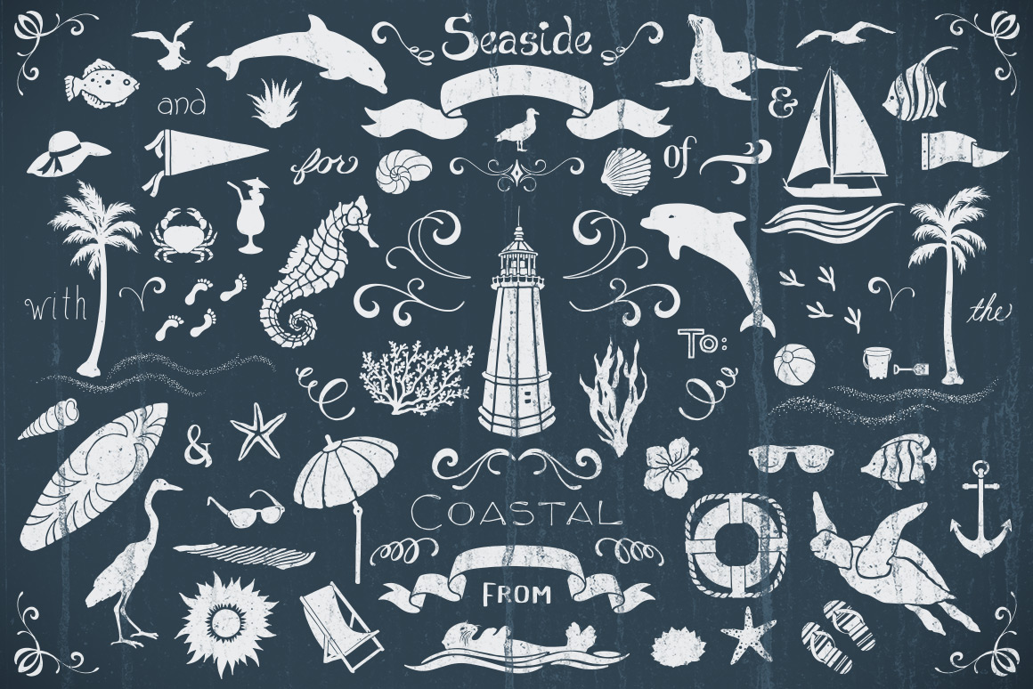 1160x774 Seaside Nautical Vector Pack Volume Design Panoply