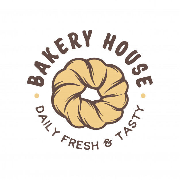 626x626 Vintage Style Bakery Shop Badge, Emblem, Logo Vector Premium