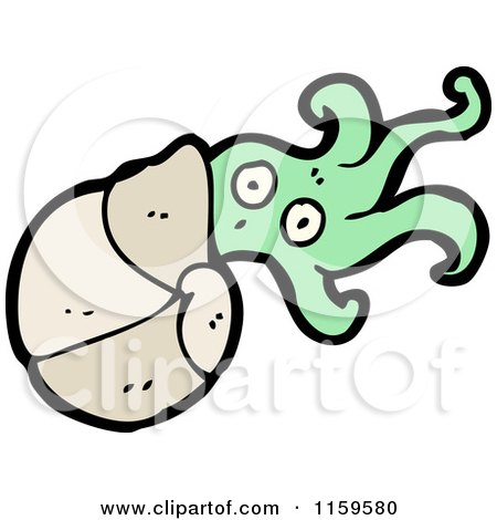 450x470 Cartoon Of A Nautilus