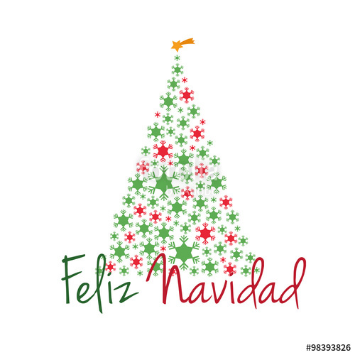500x500 De Vector De De Navidad Hecho Con Copos De Nieve