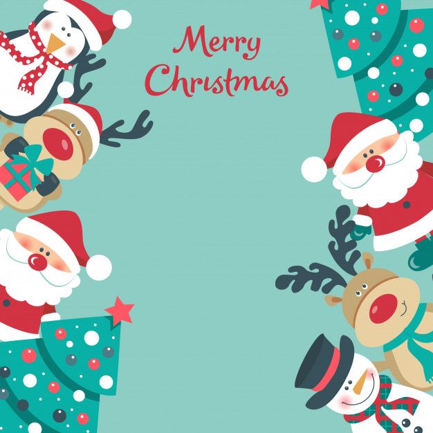 626x626 Fondo De Navidad Con Santa Vector Premium Navidad Fondos