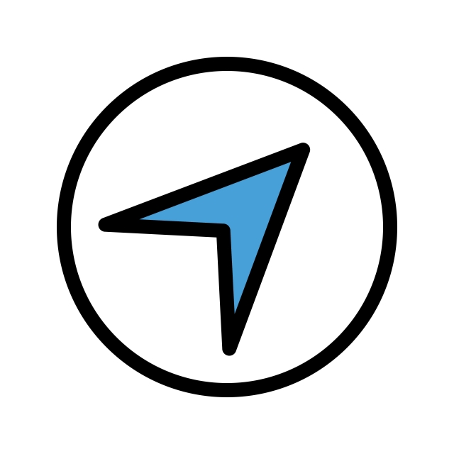 640x640 Navigation Vector Icon, Gps, Location, Navigation Icon Png