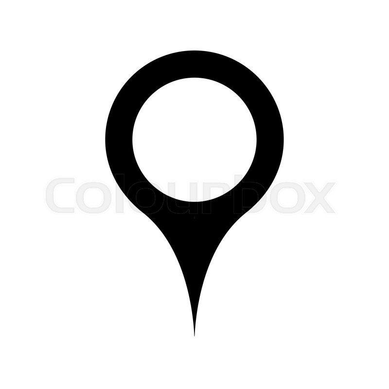 800x800 Black Vector Map Pn Isolated On Stock Vector Colourbox