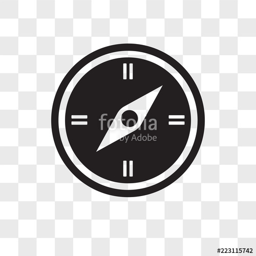 500x500 Navigation Vector Icon Isolated On Transparent Background