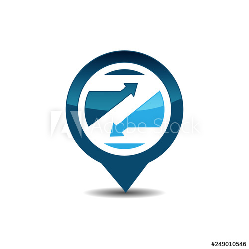 500x500 Z Letter Gps Logo Gps Vector Gps Icon Navigation Vector Logo