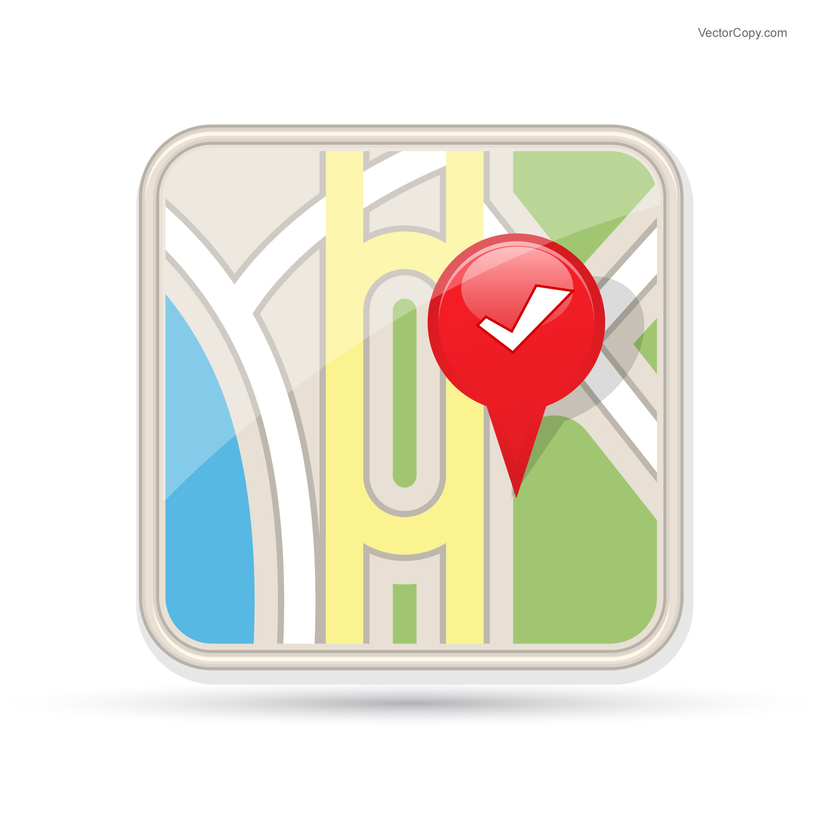 1600x1600 Gps Navigation Icon Free Download Vector Clipart Image