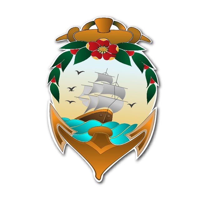 660x660 Navy Anchor Free Vector