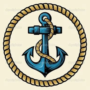 384x384 Navy Logo Anchor Illustration, Anchor