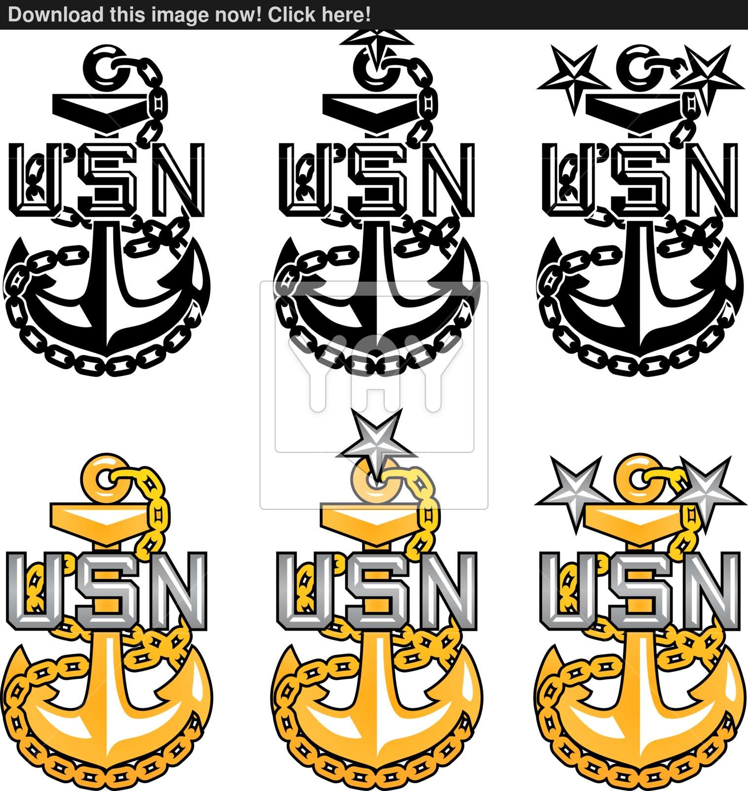 1515x1600 Us Navy Cpo Anchors Vector