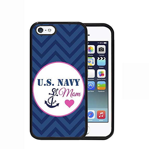 569x569 U S Navy Mom Pink Heart Blue Anchor Vector Royal Blue