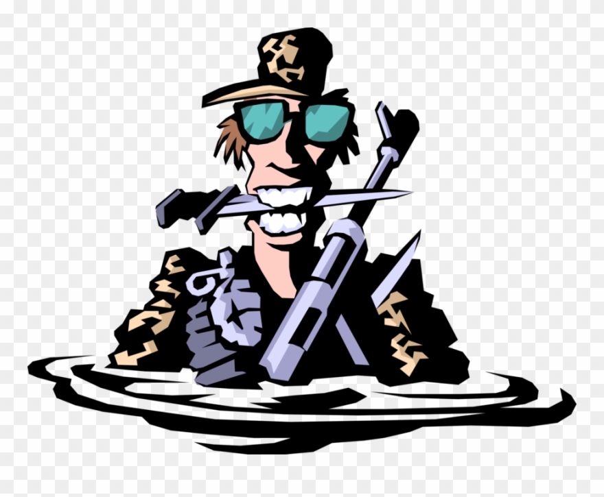 Vector Illustration Of Experienced Navy Seal Armed 880x725 Vector Illustration Of Experienced Navy Seal Armed