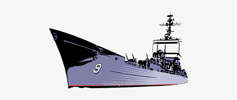 820x346 Naval Ship Royalty Free Vector Clip Art Illustration