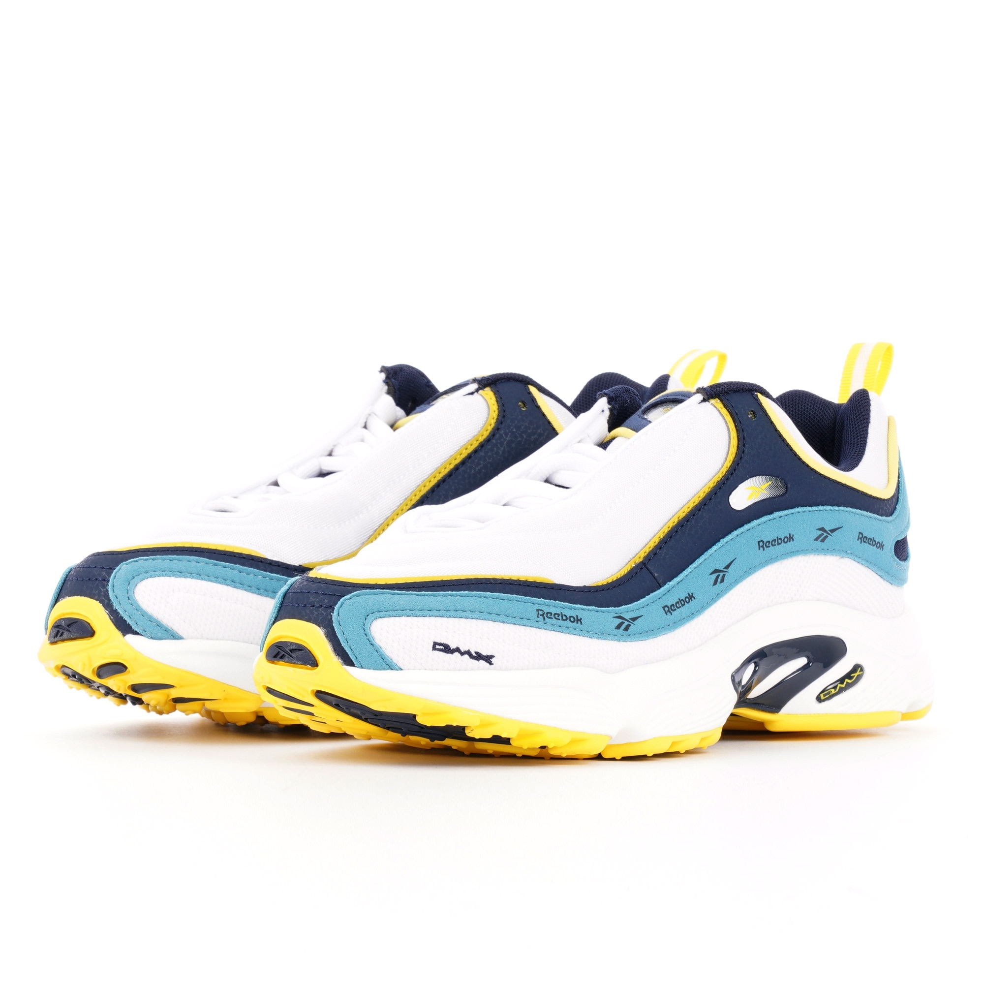Reebok Daytona Dmx Vector White, Navy, Mist Yellow Us Stockists 2000x2000 Reebok Daytona Dmx Vector White, Navy, Mist Yellow Us Stockists