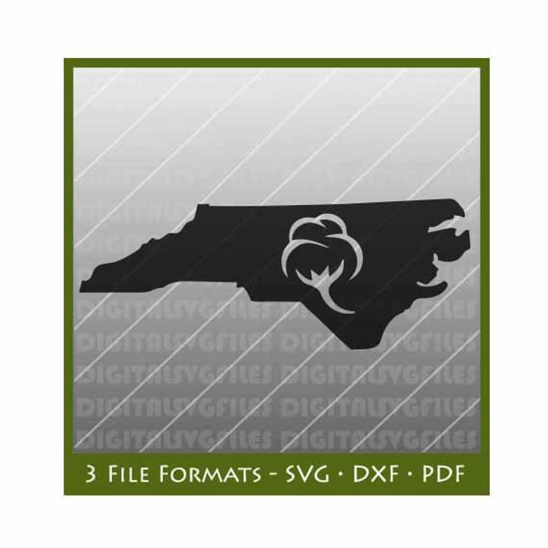 794x794 North Carolina States Cotton Cotton Vector Dxf Nc Etsy