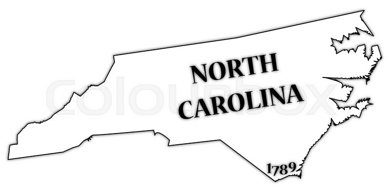 Nc State Outline Vector