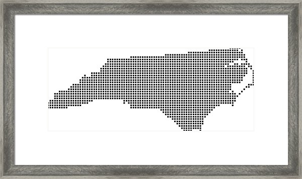 600x356 Highly Detailed North Carolina Map Dots Dotted North Carolina