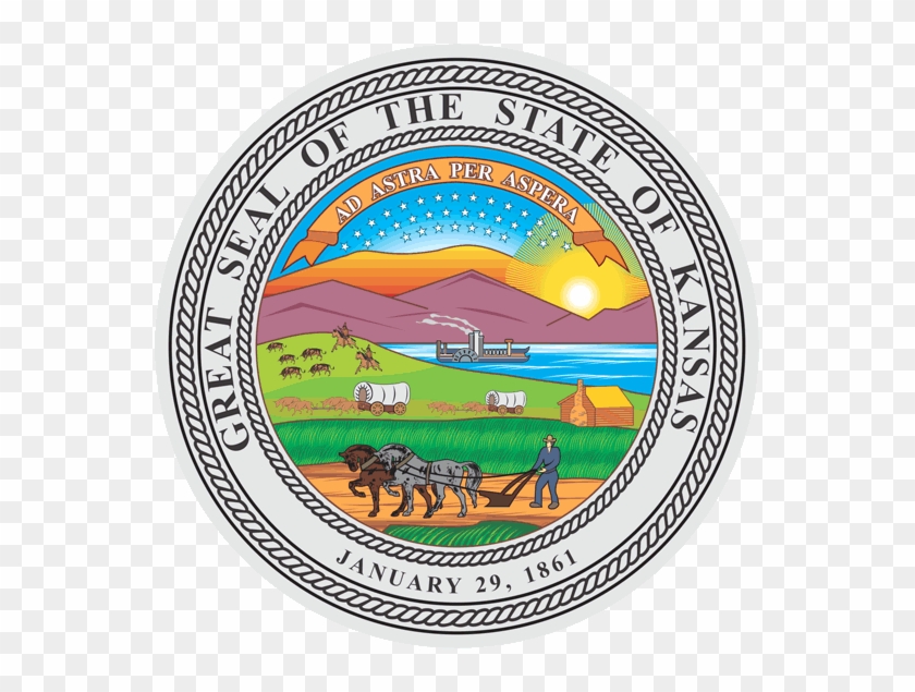 840x635 Kansas State Seal Vector
