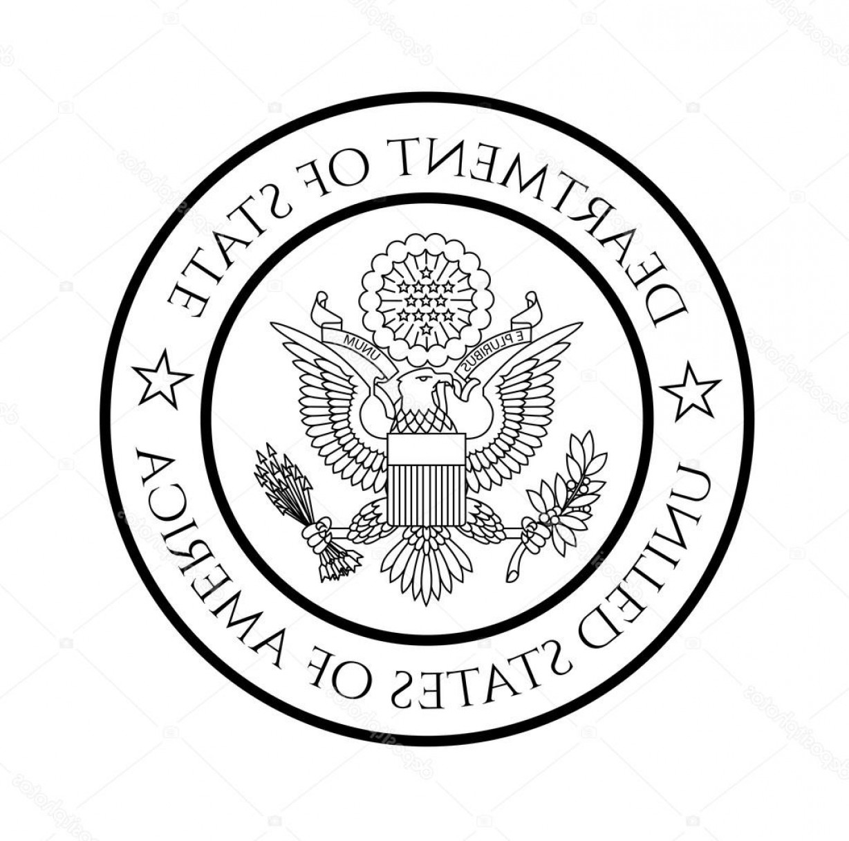 1228x1216 United States Of America Seal Vector Soidergi