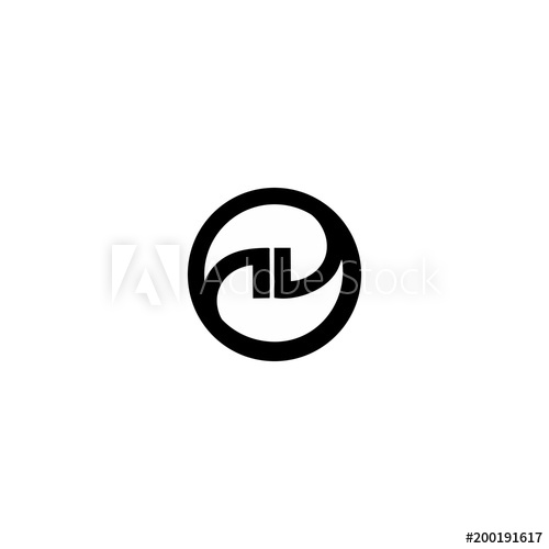 500x500 Letter Nd In A Circle Logo Vector