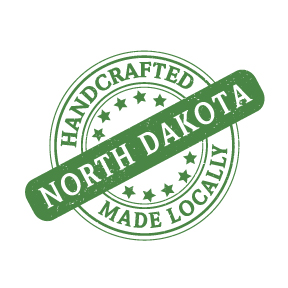 288x288 Made In North Dakota Logo Vector Stamp Style Royalty Free Art