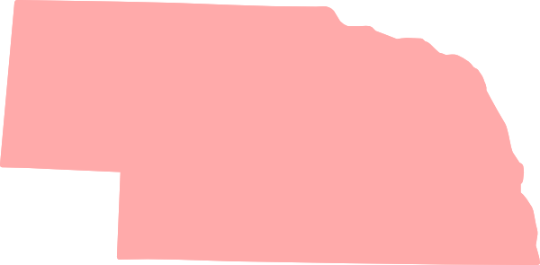 600x295 Nebraska State Clipart