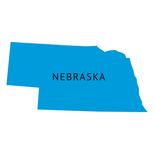 Nebraska State Plain Map 512x512 Nebraska State Plain Map