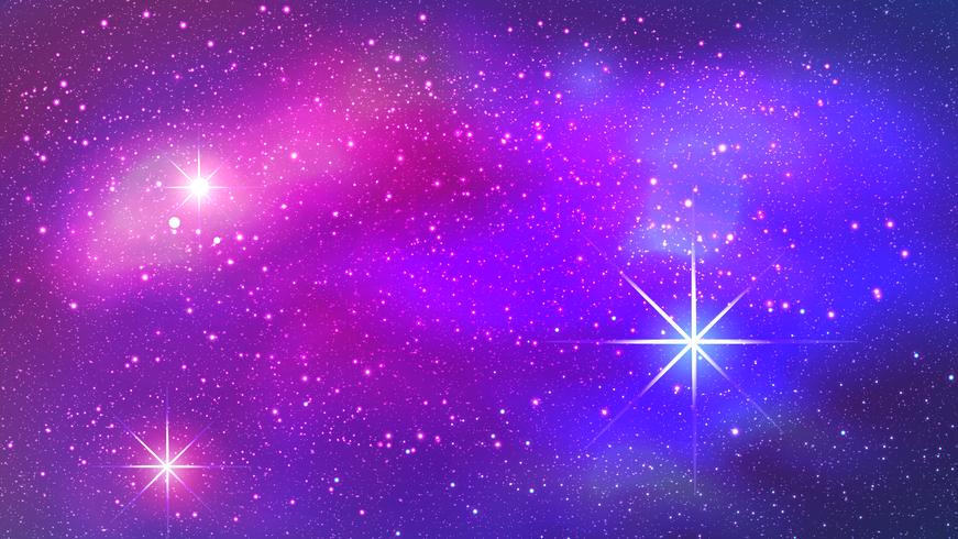 871x490 Colorful Nebula In Space Background Vector Illustration