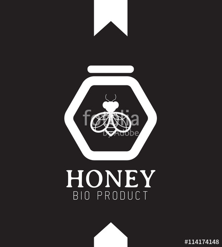450x500 Miel, Abeille, Nectar, Logo Stock Image And Royalty Free Vector