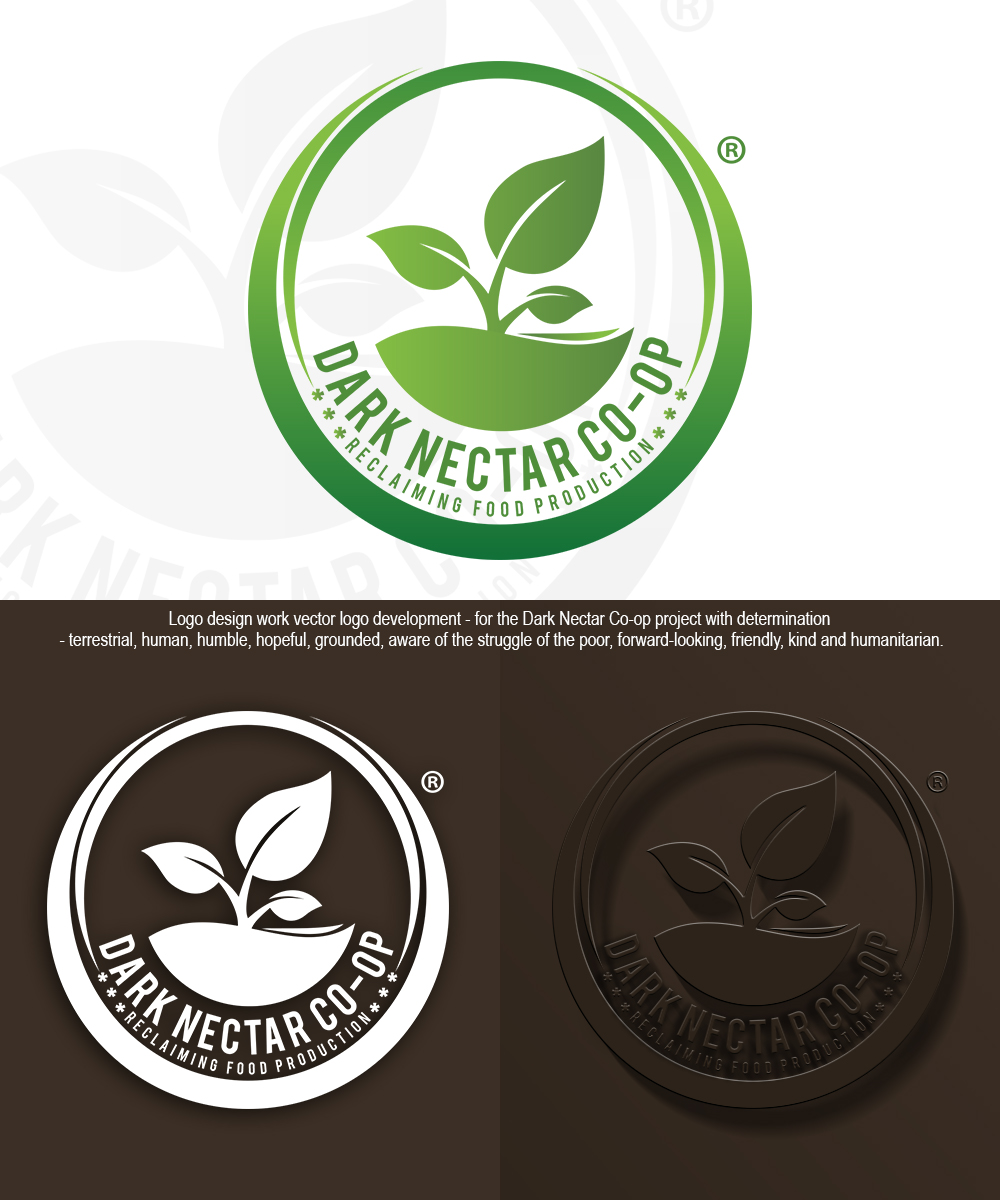 1000x1200 Elegant, Playful Logo Design For No Text Or Dark Nectar Co Op