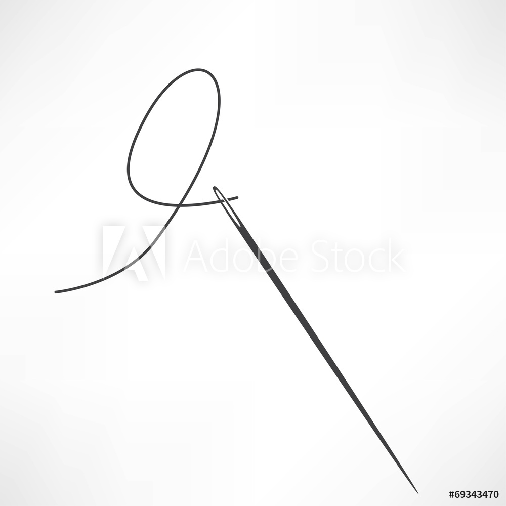 Needle And Thread Vector at Vectorified.com | Collection of Needle And ...