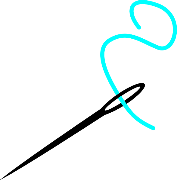 588x596 Sewing Needle And Thread Clipart