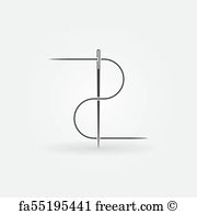 Free Art Print Of Vector Needle And Thread Colorful Icon Or Logo 180x195 Free Art Print Of Vector Needle And Thread Colorful Icon Or Logo