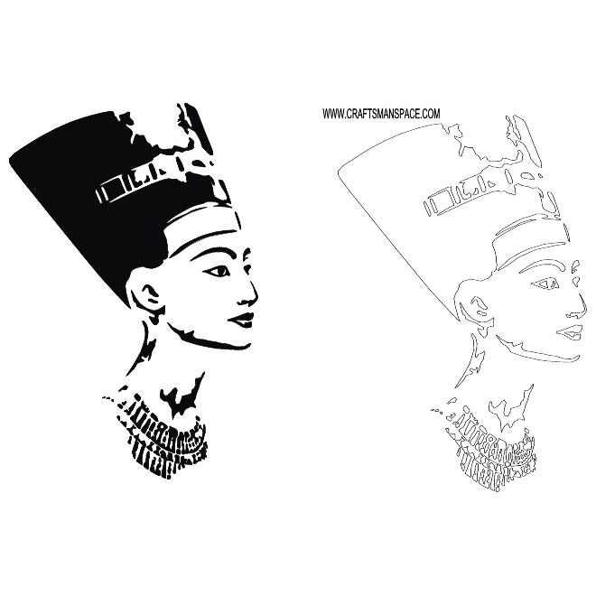 660x660 Nefertiti Vector Image