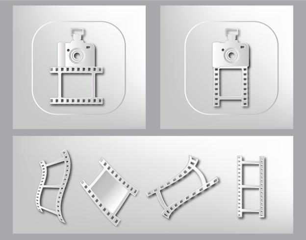 624x490 Photo Negative Vector Icon