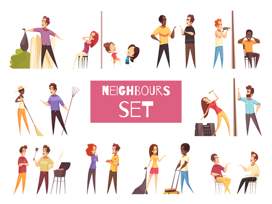 533x400 Neighbor On Curated Vector Illustrations, Stock Royalty Free