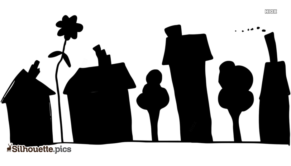 934x534 My Neighborhood Silhouette Vector, Clipart Images, Pictures