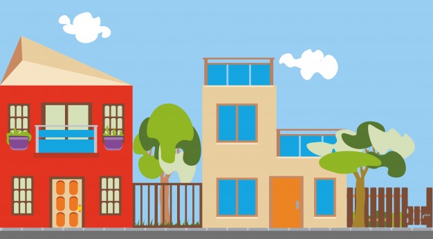 626x346 Neighborhood Vector Premium Download