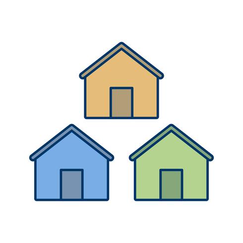 490x490 Neighborhood Vector Icon
