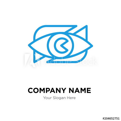 500x500 Neighborhood Watch Company Logo Design Template, Colorful Vector