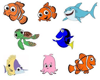 Nemo Silhouette Etsy 340x270 Nemo Silhouette Etsy