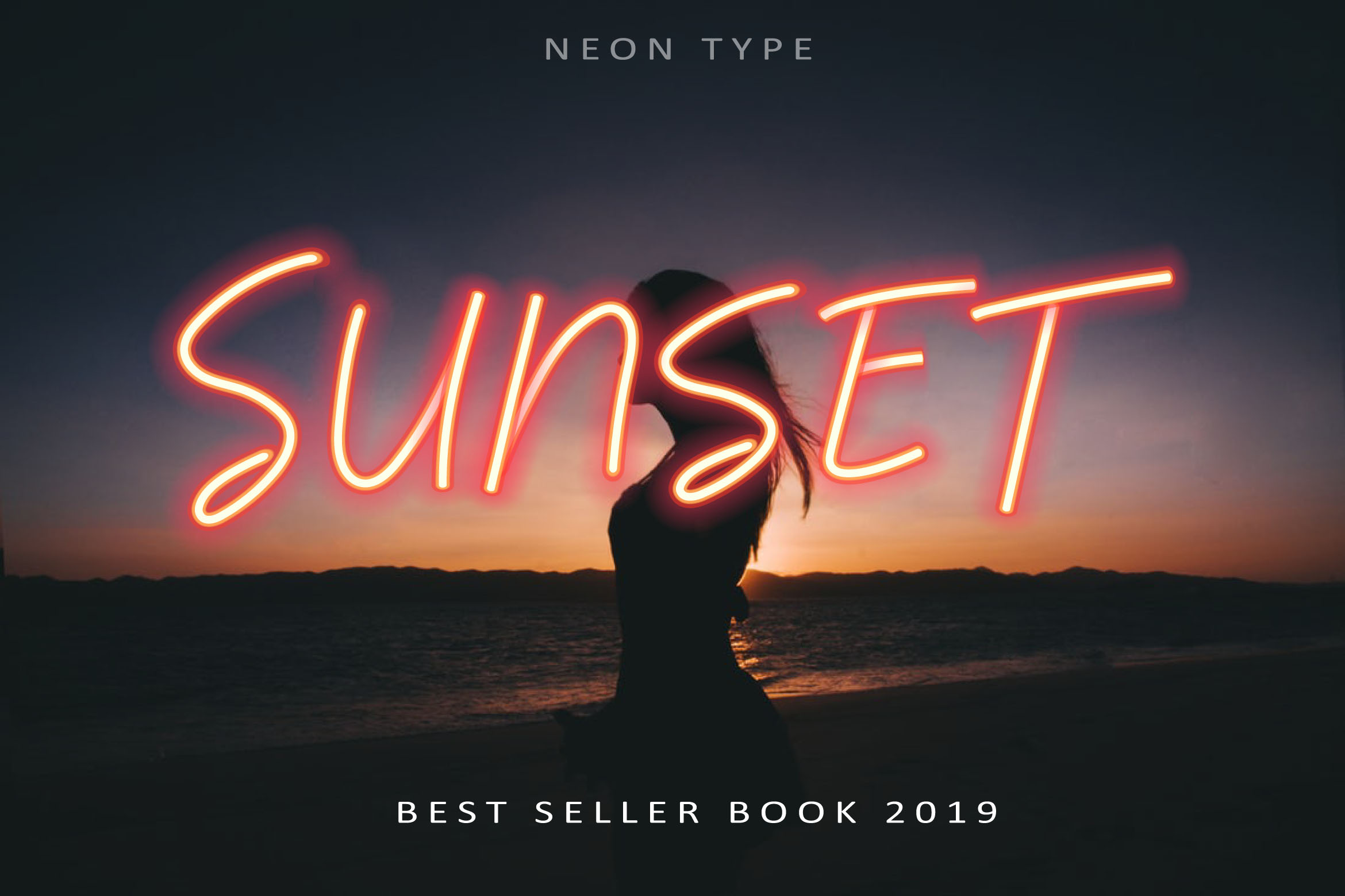 2340x1560 Display Neon Style Vector Alphabet Graphic