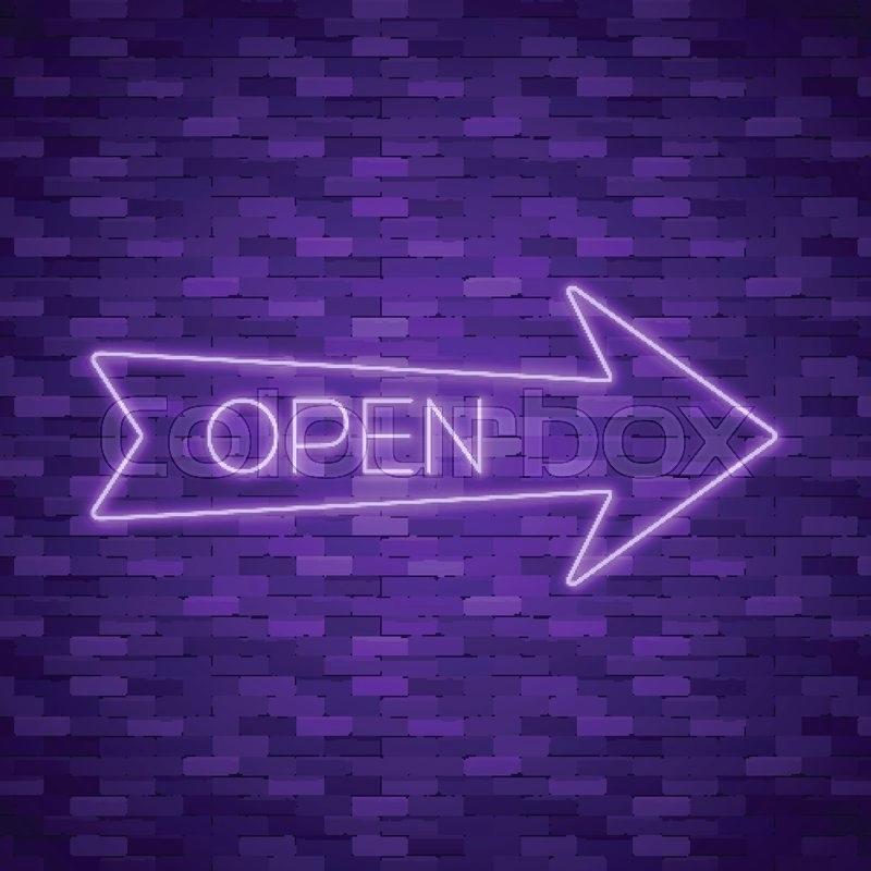 Neon Arrow Sign Gif Vector 800x800 Neon Arrow Sign Gif Vector