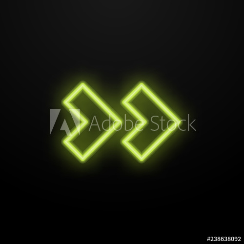 Neon Green Arrow Vector Illustration 500x500 Neon Green Arrow Vector Illustration
