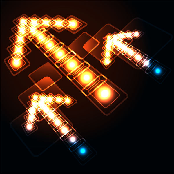 Neon Arrow Modern Background Vector Free Download 600x600 Neon Arrow Modern Background Vector Free Download