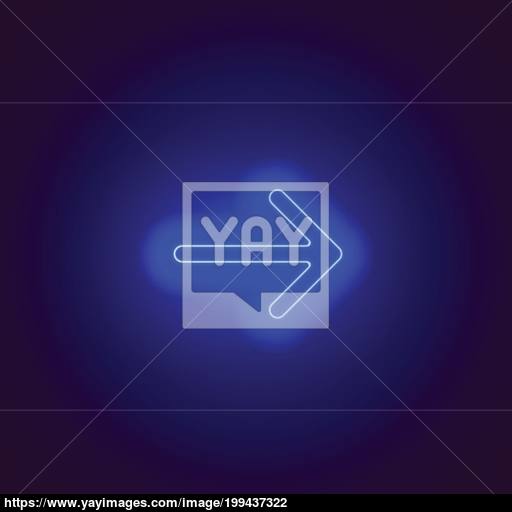 Neon Blue Arrow Vector 512x512 Neon Blue Arrow Vector