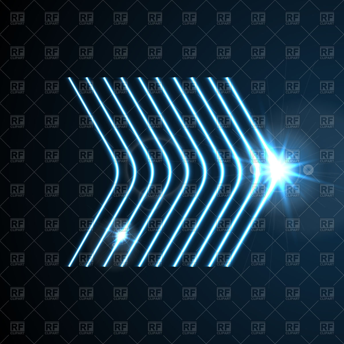 Glowing Blue Neon Arrows On Dark Background Vector Image 1200x1200 Glowing Blue Neon Arrows On Dark Background Vector Image