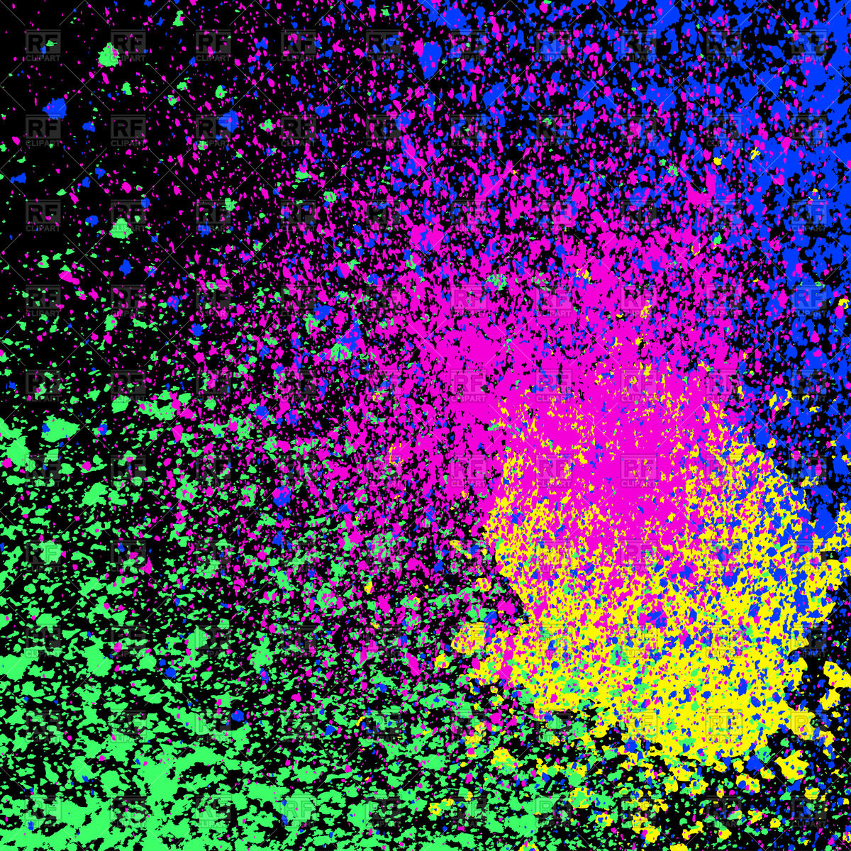 1200x1200 Neon Spray Stains Abstract Background Vector Image Of Backgrounds